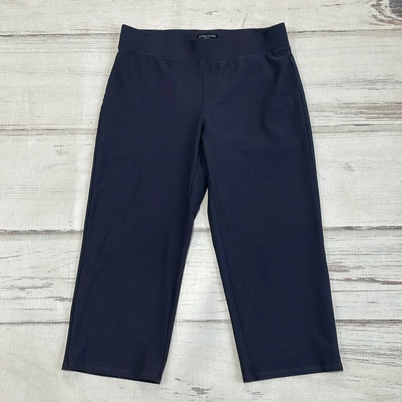 Eileen Fisher Capris Women's S Small Grey Wide Leg Pants - Picture 3 of 11